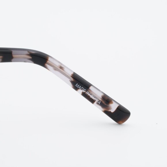 DKNY DK548S 001 Sunglasses Black Cat Eye Frame, Grey Lenses